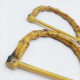 DIY Bag Accessories Artificial Bamboo Plastic Handle Bag Hand-held Retro Handbag Semi-round Wrist Buckle Handle