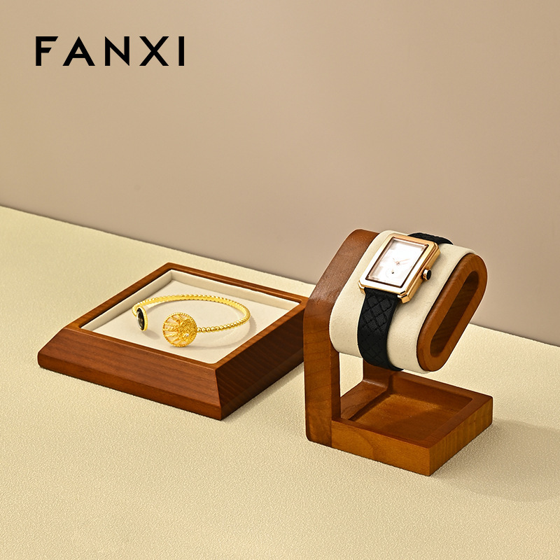 Fanxi FANXI プレミアム腕時計ディスプレイスタンド無垢材時計カウンターウィンドウ時計ディスプレイ時計ディスプレイ小道具|undefined
