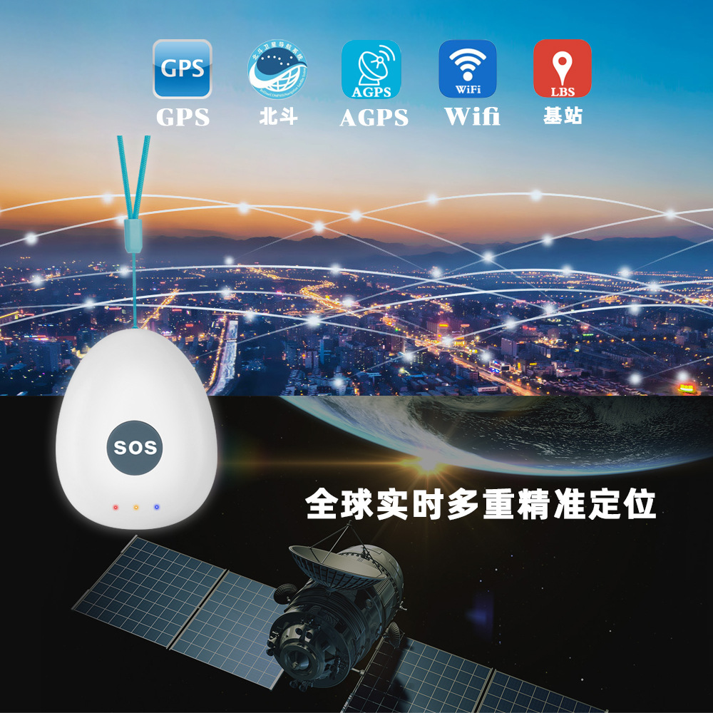 4Ggps Locator for the Elderly and Children to Prevent Loss, One-Click Sos, Two-Way Calling, Wearable Gps Locator
