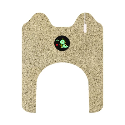 mat AM1000DZK-9K/23N engine version — Electric vehicle foot mat - emma-happy-cq700-foot-mats-beige-little-dinosaur-free-velcro