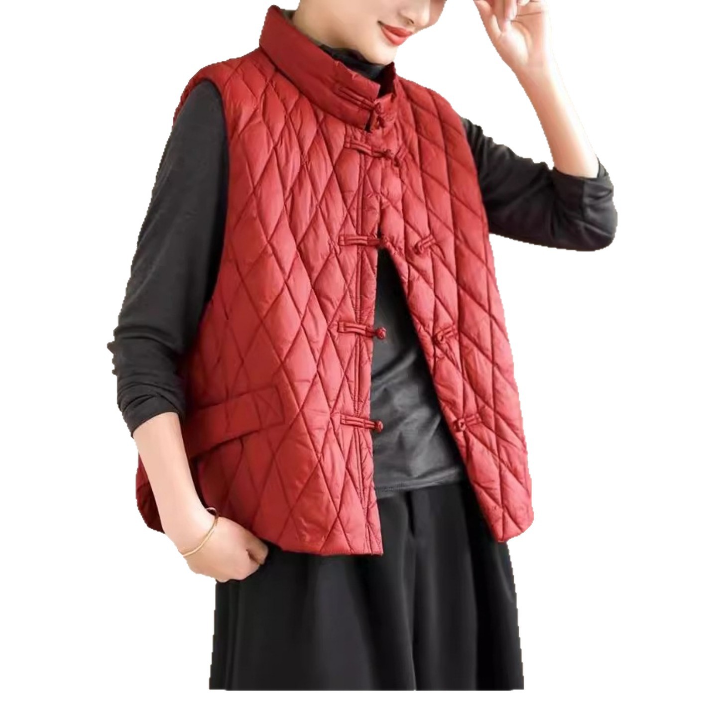 Vest with down