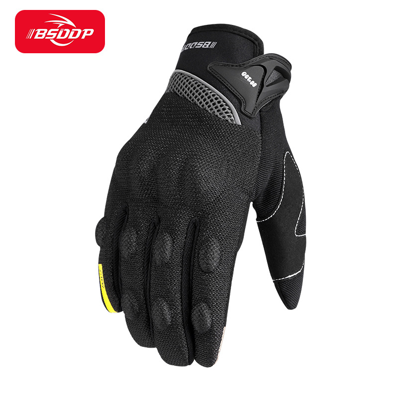Venta al por mayor guantes de montar en motocicleta para hombre antideslizante motocicleta todoterreno Cuatro estaciones al aire libre montañismo guantes tácticos pantalla táctil transfronteriza