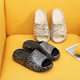 虾皮图案夏季拖鞋flat shoes学生flip flops slippers情侣一字拖