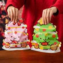 圣诞节糖果包装袋圣诞礼品包装饼干手提苹果袋子平安果手提礼物袋