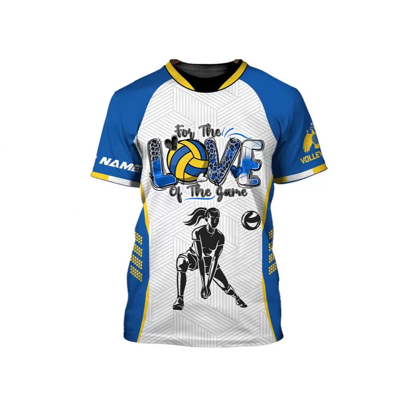 (Cross-border trading), summer sports comfortable breathable football uniform with a round collar, 3D digital printing service, with short sleeve