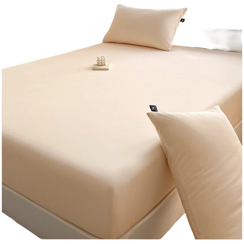 2025 nueva ropa de cama de una sola pieza de algodón 100 funda de cama de algodón con todo incluido cubierta protectora de colchón pieza individual de tres piezas 2