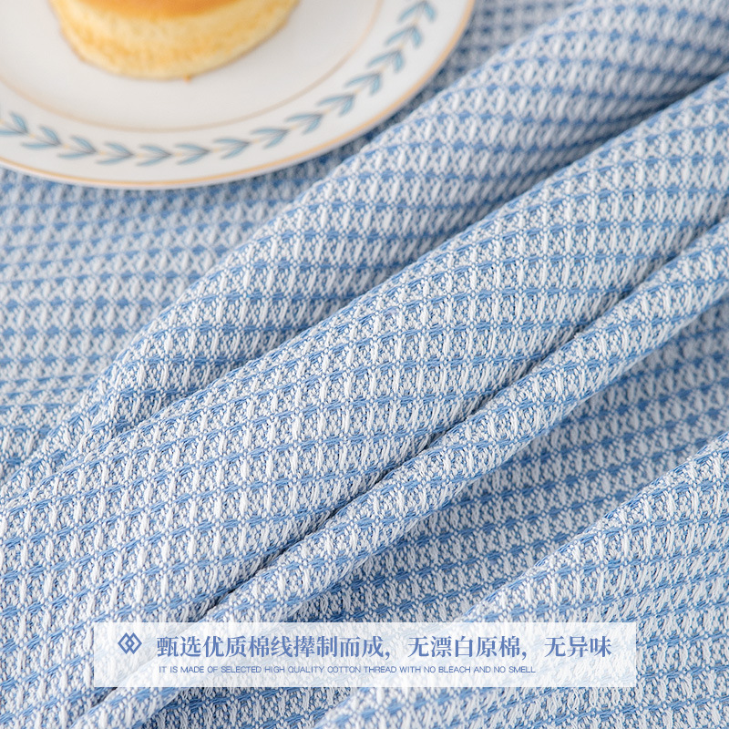 Inswind toal de mesa francesa sensación de atmósfera toal de mesa de color sólido rectangular mesa de té toal de mesa redonda lujoso toal de mesa de comedor de alta calidad