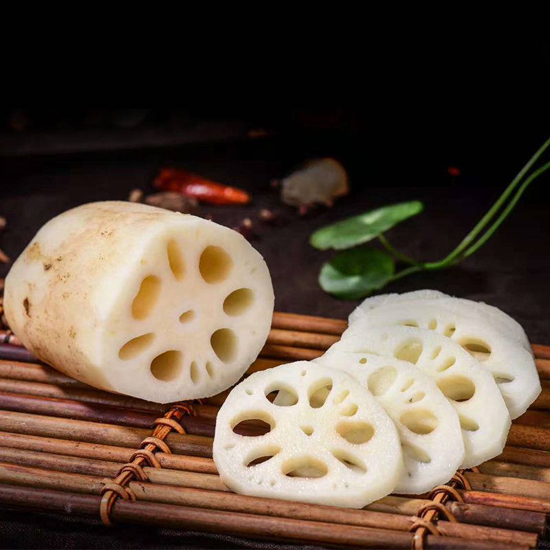 10 Honghu fresh Shimizu Lotus root slices commercial Salad Ingredients Hot Pot Spicy Hot Pot Stewed vegetables 100g barbecue
