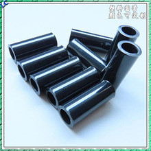 批发ABS黑色塑胶管 ABS置物架支架配件管原厂直供ABS塑料空心硬管