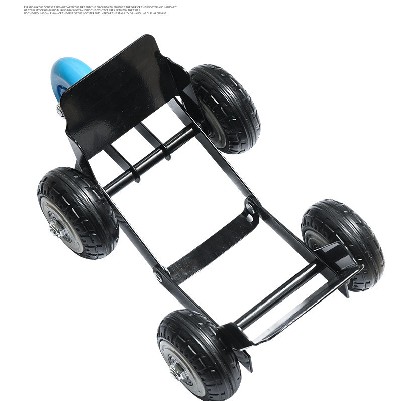 Electric Vehicle Motorcycle Emergency Self-Rescue Pusher with Thickened Wide Tires, Three-Dimensional Tread Pattern, Strong Grip, and Auxiliary Wheels for Getting Out of Trouble