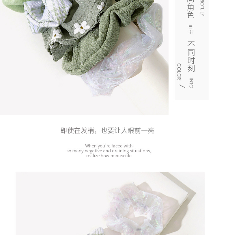 Chouchous De Cheveux En Tissu Floral De Style Coréen En Gros display picture 10