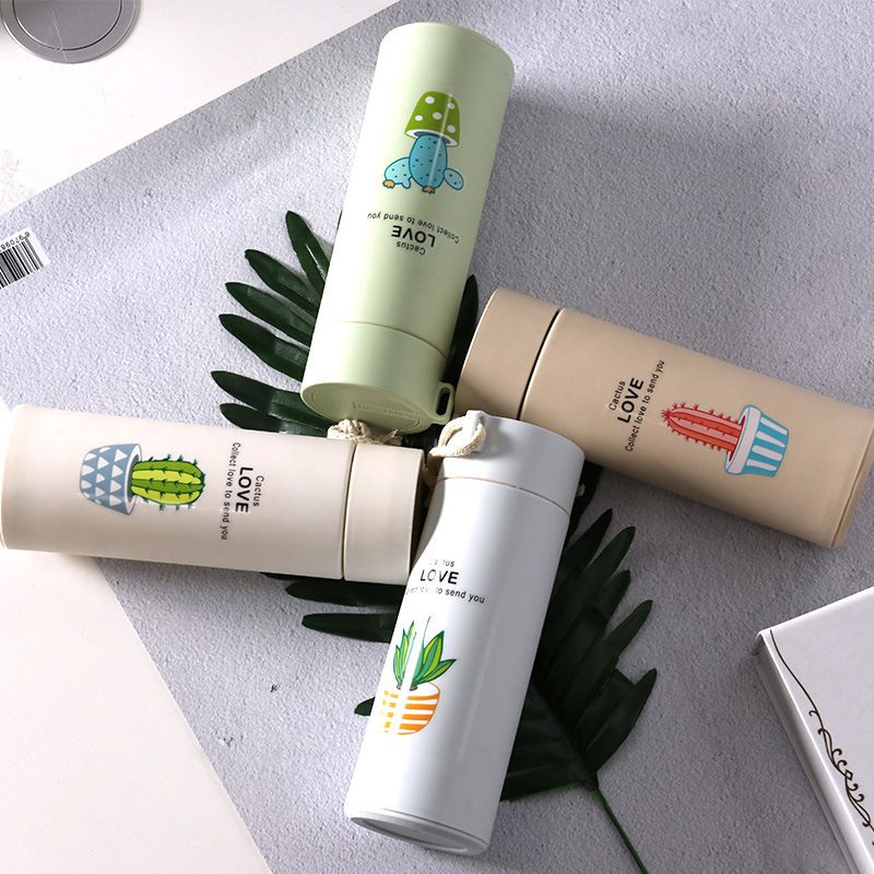 Creative water cup, internet celebrity succulent glass water cup, portable glass cup, gift, advertising cup, silk screen logo