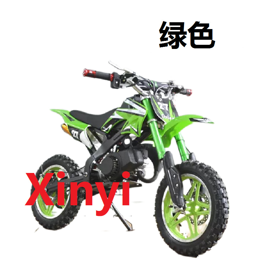 Motocicleta pequeña de dos tiempos y 49cc para niños, todoterreno pequeña para playa.