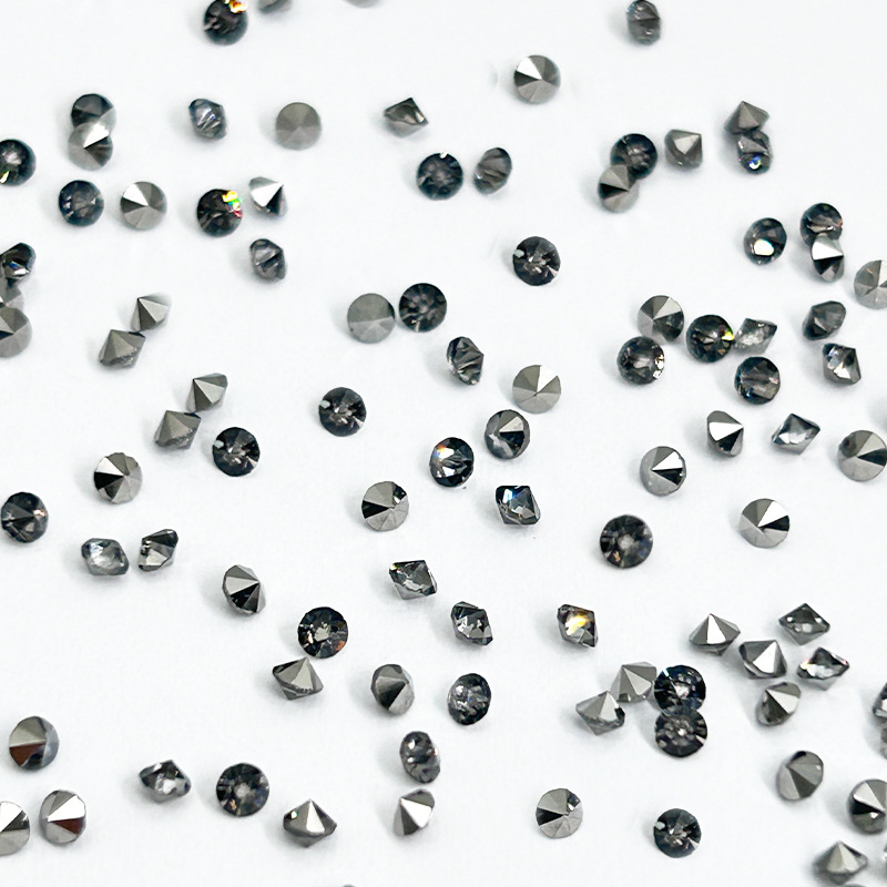 Nueva moda aguda taladro de uñas bolsas accesorios taladro caliente accesorios de ropa accesorios accesorios de joyería cristal suelto