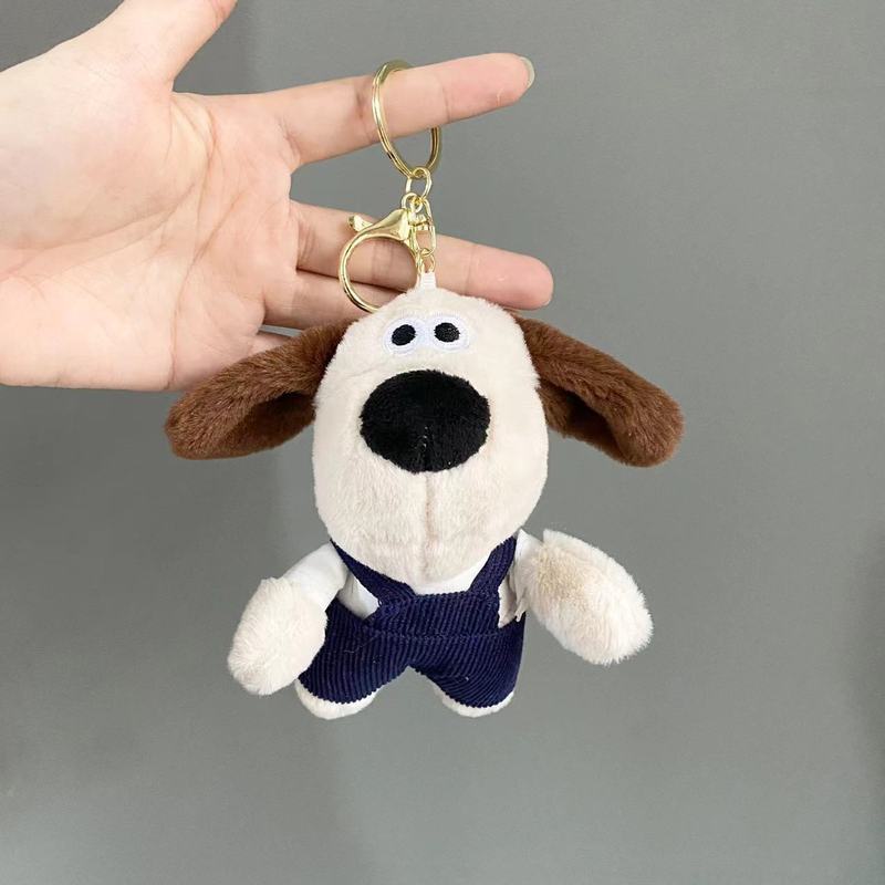 Ins風韓国版バックパンツ子犬のぬいぐるみ漫画のキーホルダー人形のかばんの小さいストラップの人形|undefined