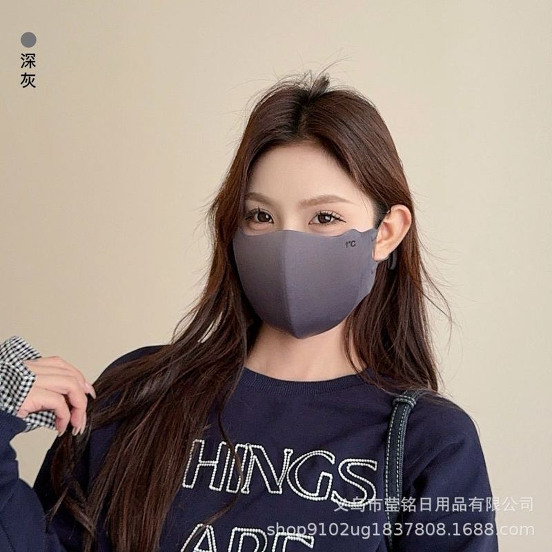 冬季口罩新款美拉德可调节耳带女高颜值骑行防风防寒护脸保暖面罩|undefined
