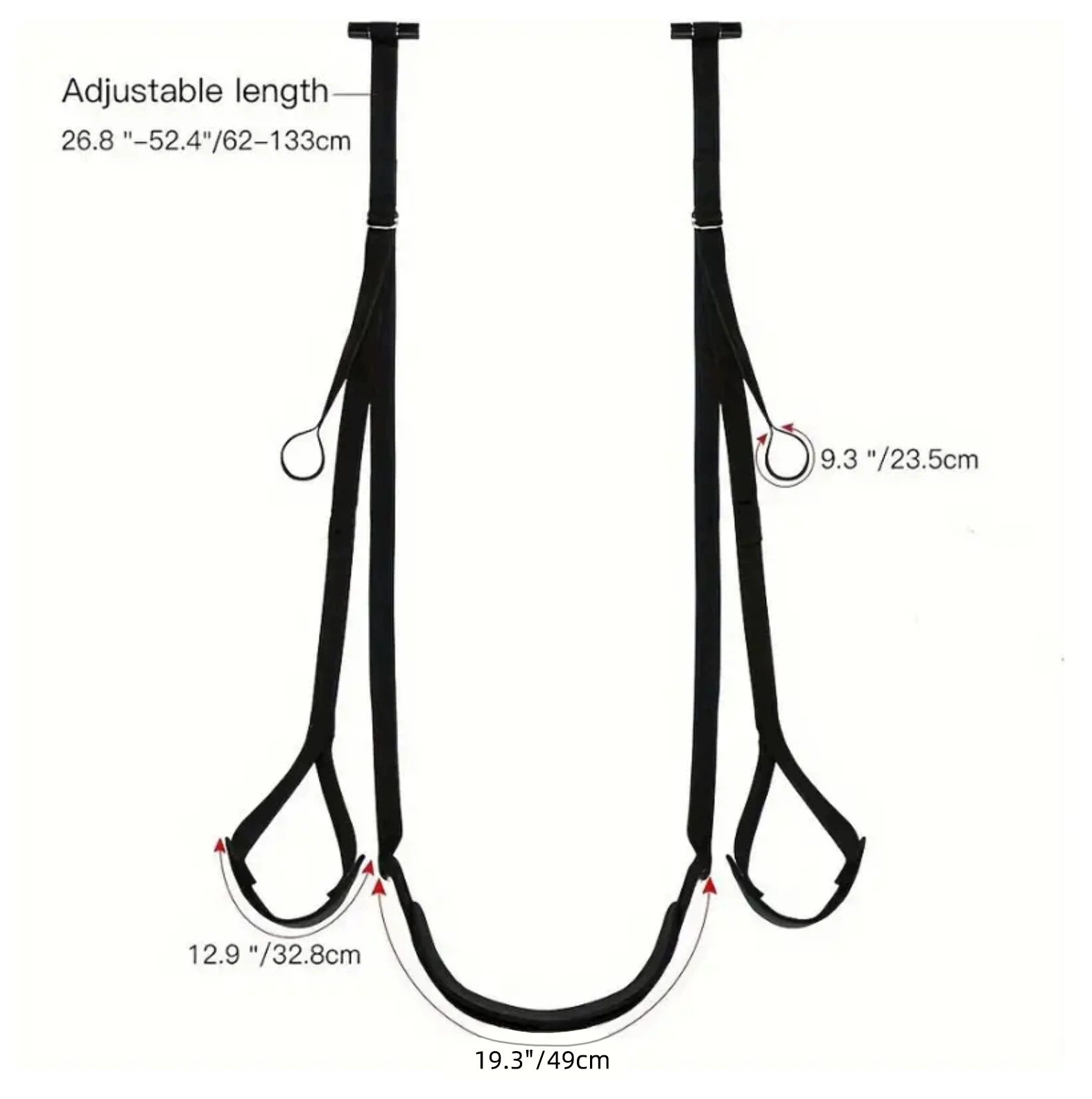 Сексуальные игрушки Bondage: горячие продажи SM качели с завязкой, Кармен, разрез по ногам, фиксированные качели с подушкой и наручниками, поза, положение
