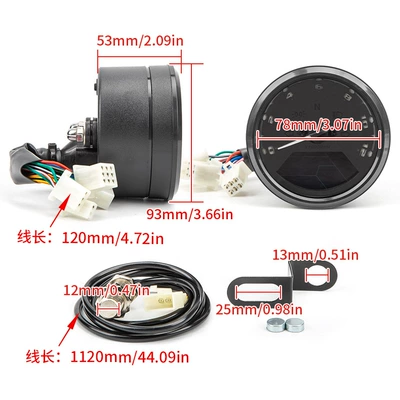 Motorcycle meter baboon LCD Motosiklet cihazları
