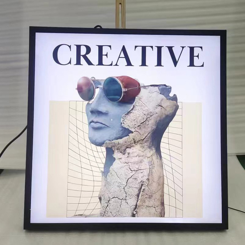 39.4寸HDMI输入4K高清显示器黑色壁挂LCD广告一体机液晶正方形屏