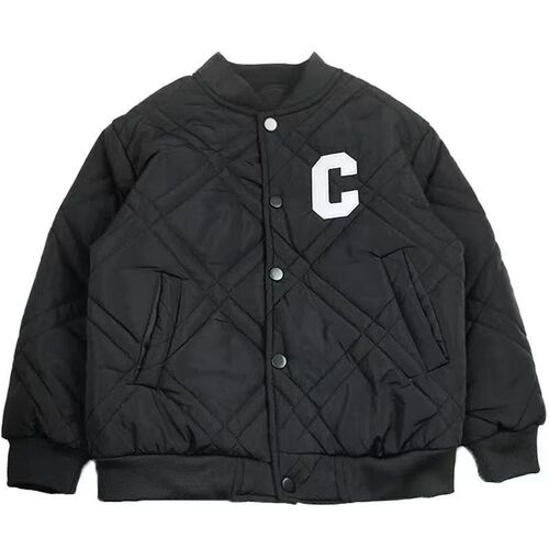 Boys' thickened coats, autumn and winter styles,  new baby thickened cotton coats, spring and autumn children's quilted baseball uniforms, trendy