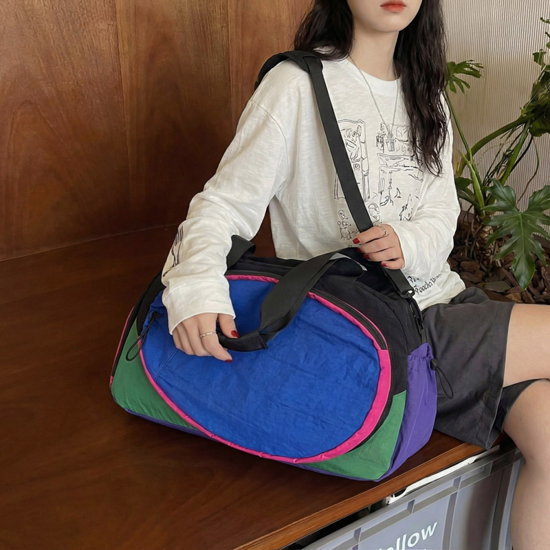 Cross-Border New Short-Trip Travel Bag, Fashion Simple Badminton Racket Bag, Single Shoulder Luggage Storage Bag, Crossbody Carry-On Bag - Thumbnail 2