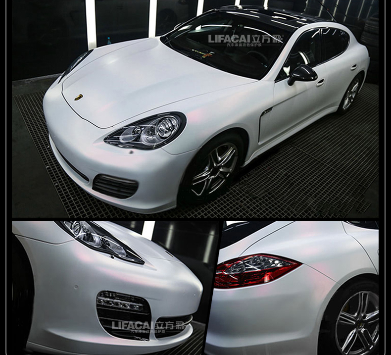 Car White Color Changing Film Interior Body Motorcycle Sticker Matte Glossy Carbon Fiber Car Wrap Film