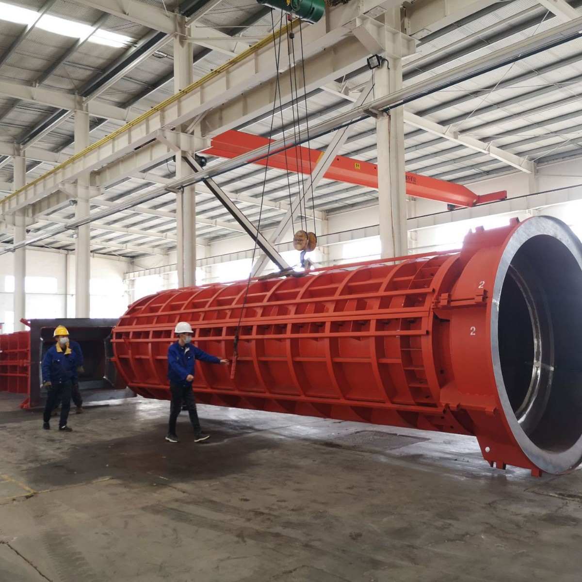 预制桥梁墩柱模具智慧梁场生产线尺寸精准使用桥梁墩柱模具