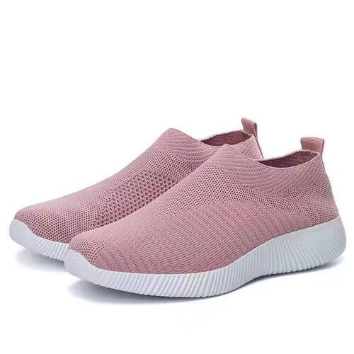2024 New Fashion Knit Mesh Breathable Running Shoes, Comfortable and Versatile, Large Size Casual Sports Shoes