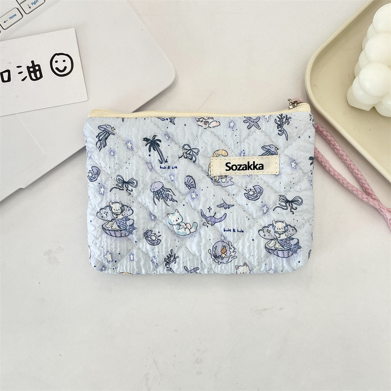 5425キルティングの花と綿を挟んで携帯して収納します。|undefined