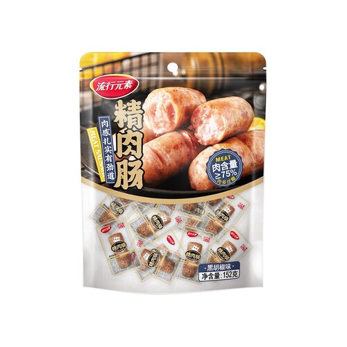 Popular elements: spicy meat sausage, roasted sausage, original flavor, black pepper pork sausage, crispy skin sausage, snack, hot dog, breakfast, night snack