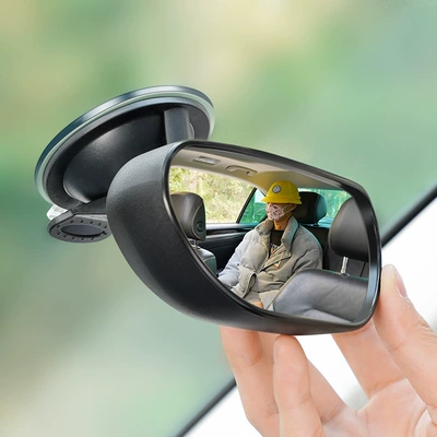 In-car baby observation mirror car safety seat rearview mirror is equipped with rear blind area auxiliary mirror adjustable