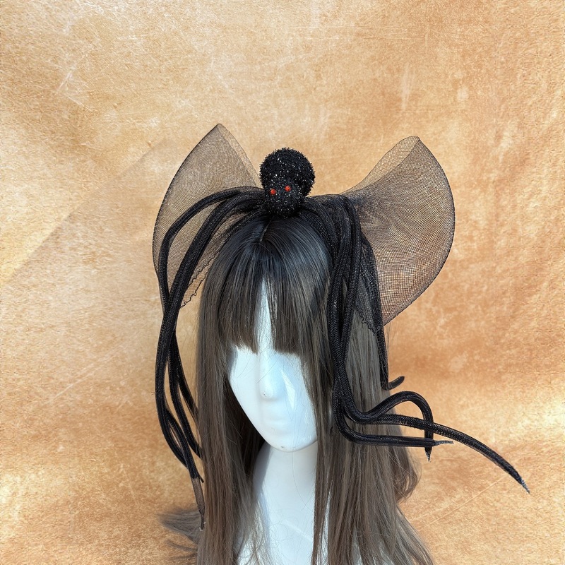 クロスボーダー新製品 2025 ハロウィンヘッドバンド面白いヘッドバンド女性の長い脚クモカボチャヘアヘッドバンド新しいスタイル|undefined
