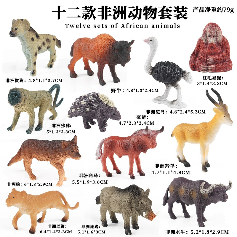 Cognitive realistic marine animal model, dinosaur, toy