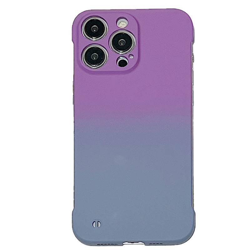 新款渐变无边框适用苹果16promax手机壳小众iPhone15个性14散热13|undefined
