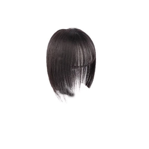 3D French princess cut bangs wig piece female internet celebrity natural forehead simulated fake bangs head replacement piece