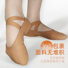 笛雀儿Dttrol专业芭蕾舞蹈鞋女成人弹力帆布软底练功鞋舞蹈鞋