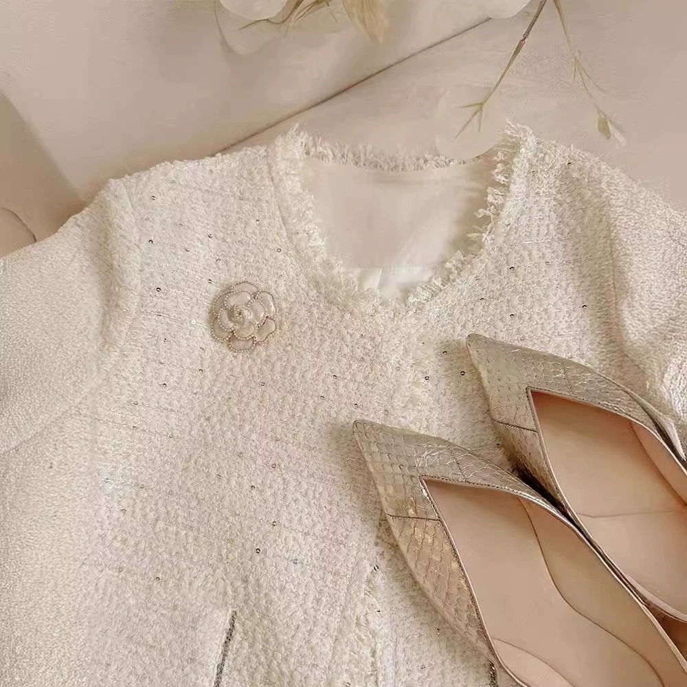 Осеннее пальто, куртка, стиль Chanel, французский стиль, яркий запоминающийся стиль, стиль высшего класса