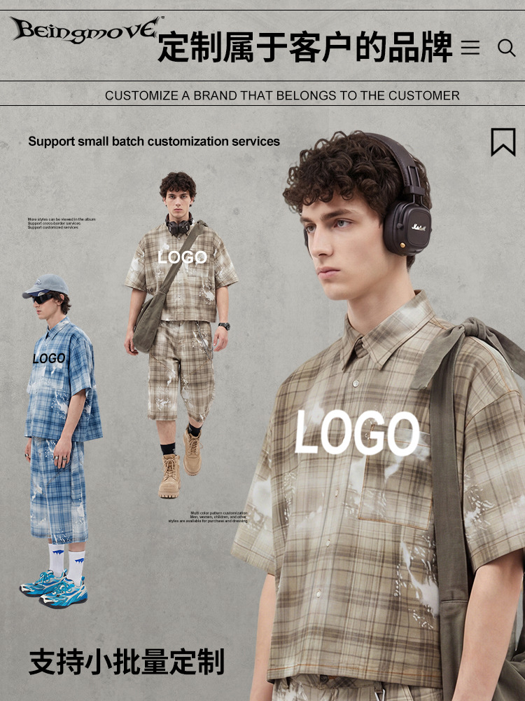 Calle secada| Camisas retrógradas americanas de marca de moda de manga corta sueltas hechas viejas camisetas de transferencia de calor transpirables para hombres
