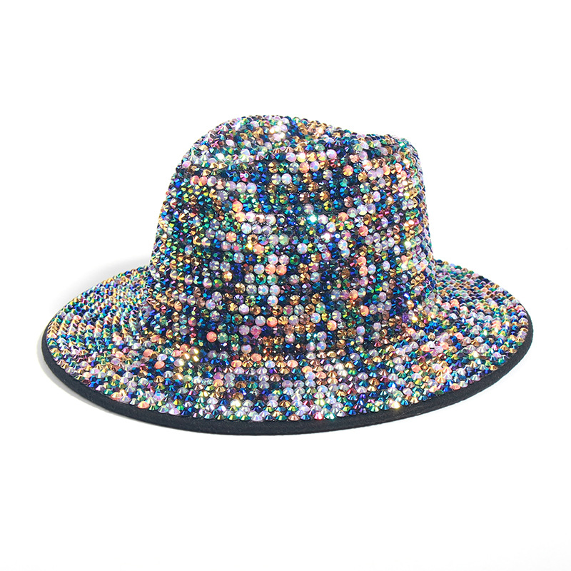 Comercio exterior europeo y americano personalidad gorra de clavos gorra de clavos gorra de diamante gorra de pescador estilo de escenario gorra de balde de fiesta gorra