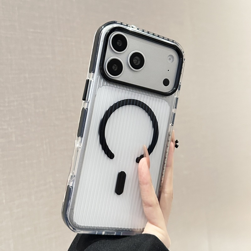 Funda Magnética para iPhone 15/16/17/18 Pro de Acrílico con Protección Anti-caídas image 10