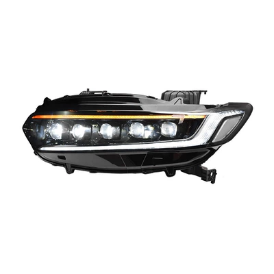 Dragon King Tenth Generation Accord Headlight Assembly Modified Led Crystal Matrix Lens Running Light Sequential Turn Signal (İşçi projektorları) - matching-second-generation-version-accord-6-near-8-far-matrix-headlights