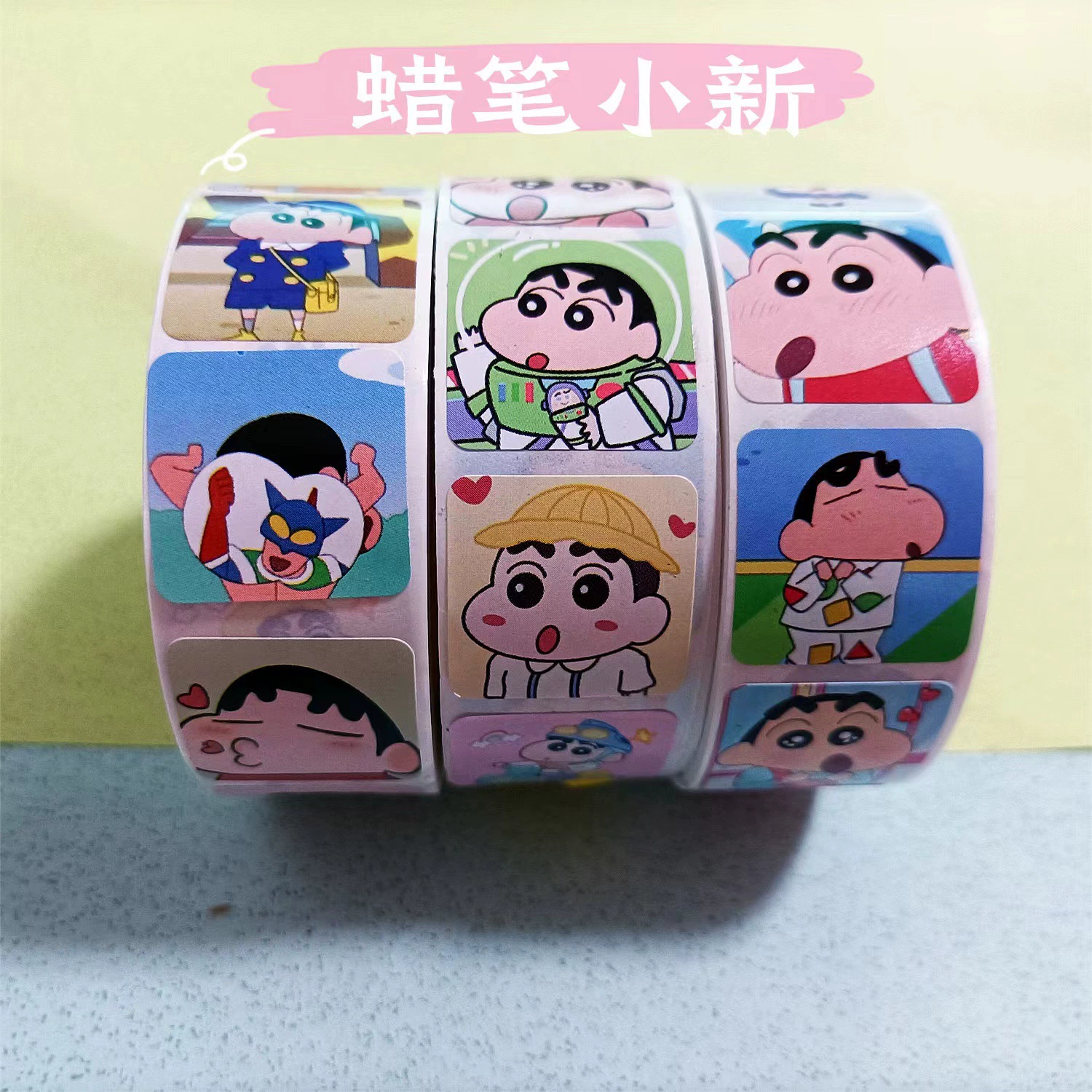 Стикерплот (Sanrio) милый карикатурный бумажный скотч — декоративная канцтовары, 500 наклеек на рулоне