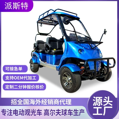 Customized Electric Golf Cart Airport Shuttle Bus 2-8 Seat Convertible Electric Golf Cart
