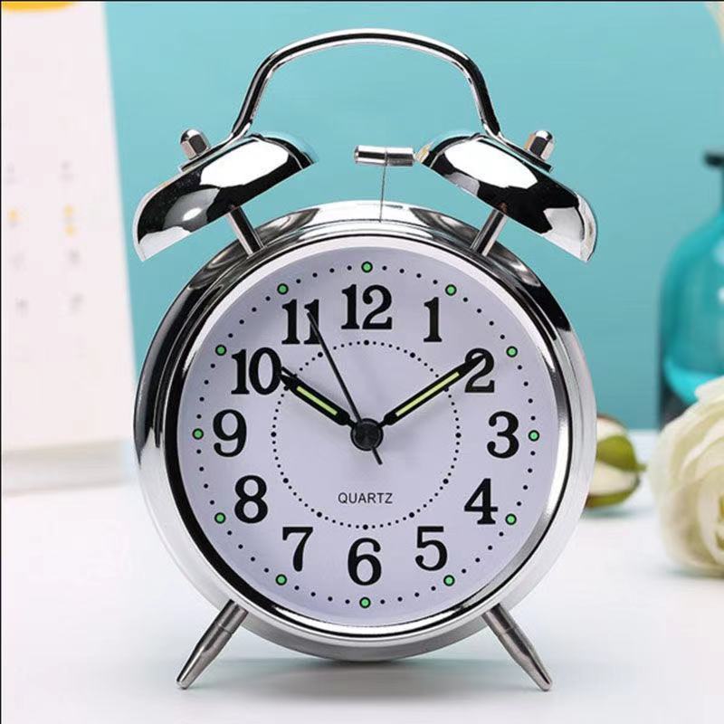 Super large Sound Get up Needy households Lazy man Bedside alarm clock student Night light originality dormitory Alarm Retro