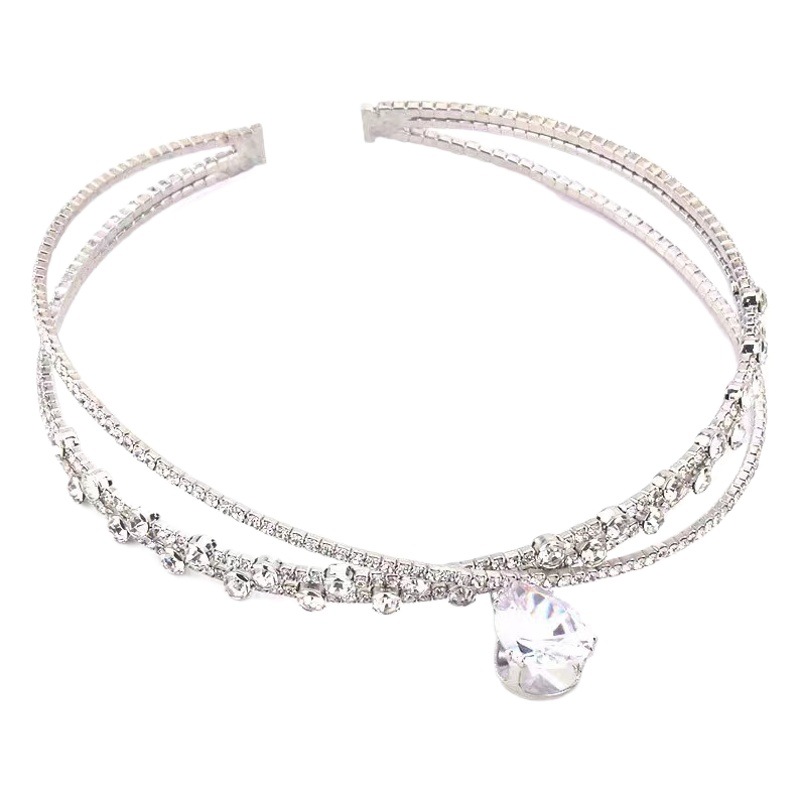 Exagerado rhinestone collar femenino de alto grado nicho de diseño sentido clavícula cadena collar nupcial vestido de novia viaje accesorios de tiro moda