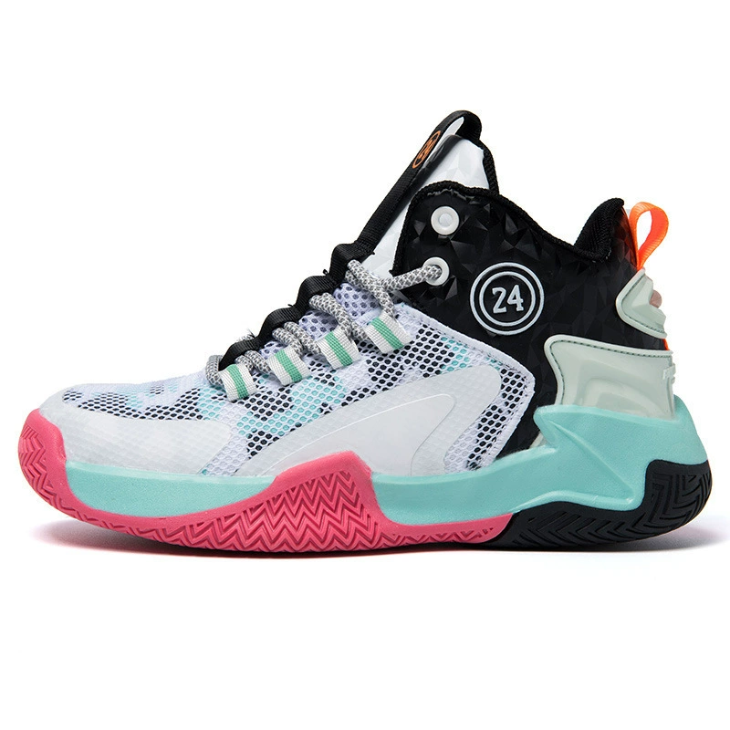 Детская Баскетбольная обувь 2024, летние новые кроссовки для мальчиков, сетчатые дышащие кроссовки для средних и больших детей, кроссовки для мальчиков