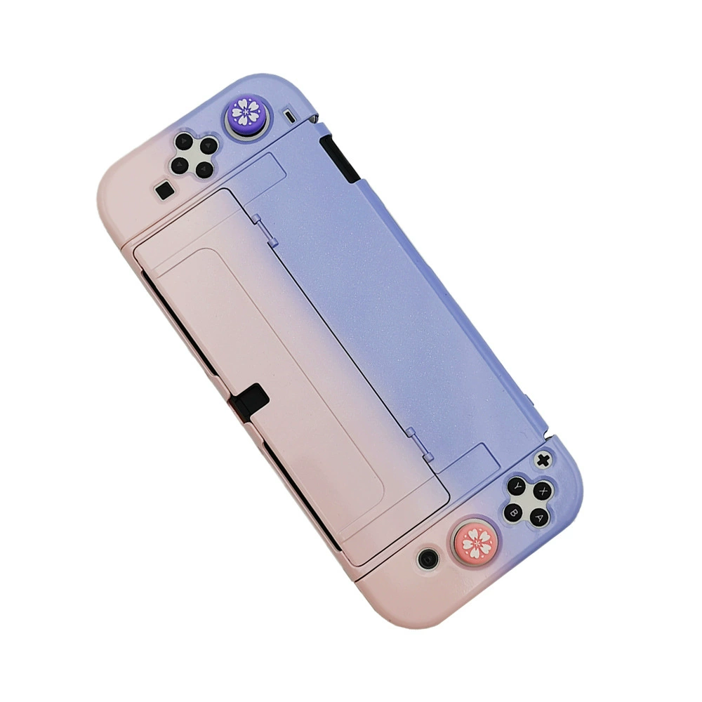 Nintendo Switch OLED градиентный полностью контракт NS OLED скин с сенсорной глюттерной печатью чехол
