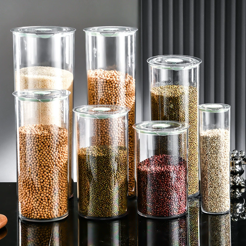 Герметичный резервуар для хранения китайских лекарственных препаратов зерновые зерновые герметичные резервуары высокого уровня прозрачные резервуары для хранения сухих продуктов