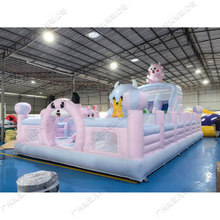 Outdoor Large Inflatable Castle Slide Shopping Mall Atrium Indoor and Outdoor Children's Inflatable Trampoline Amusement Equipment Manufacturer