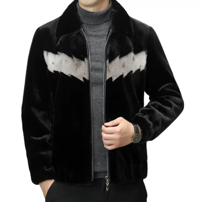 Winter oversized thick jacket, leisure style, padded warm, black, sizes 48–58